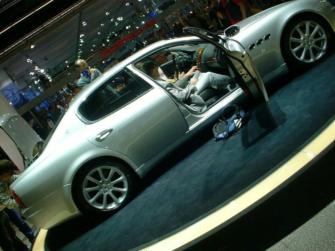 World Premiere of the Maserati Quattroporte at the 2003 Frankfurt Motor Show