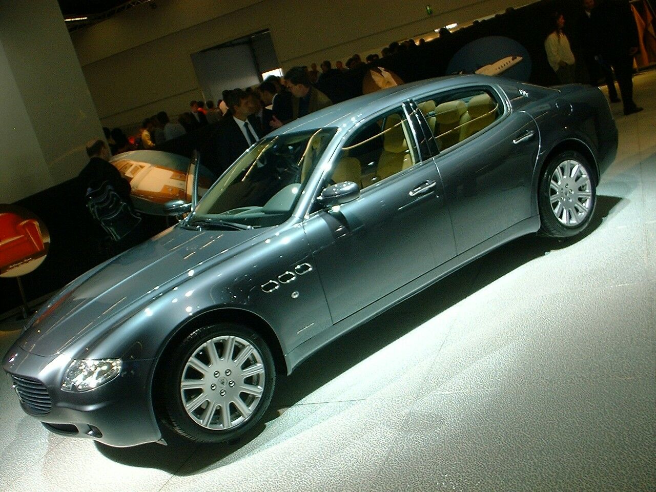 World Premiere of the Maserati Quattroporte at the 2003 Frankfurt Motor Show
