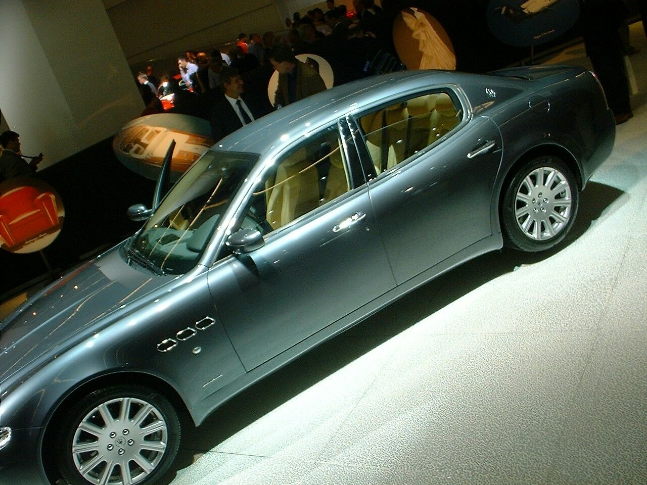 World Premiere of the Maserati Quattroporte at the 2003 Frankfurt Motor Show