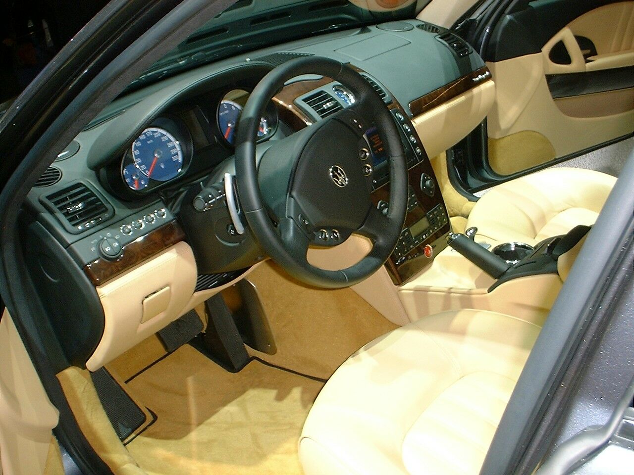 World Premiere of the Maserati Quattroporte at the 2003 Frankfurt Motor Show