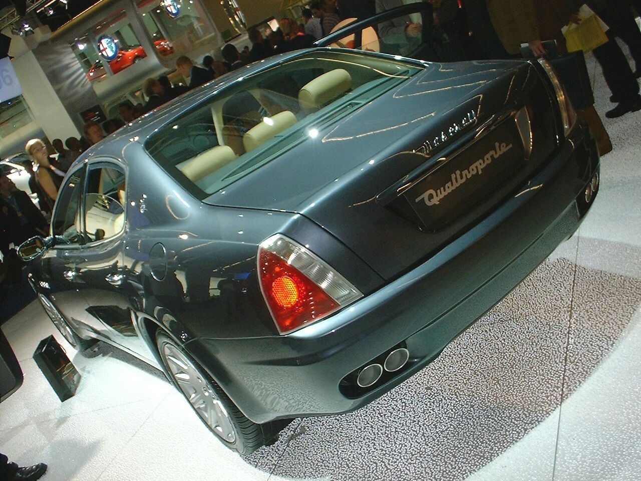 World Premiere of the Maserati Quattroporte at the 2003 Frankfurt Motor Show