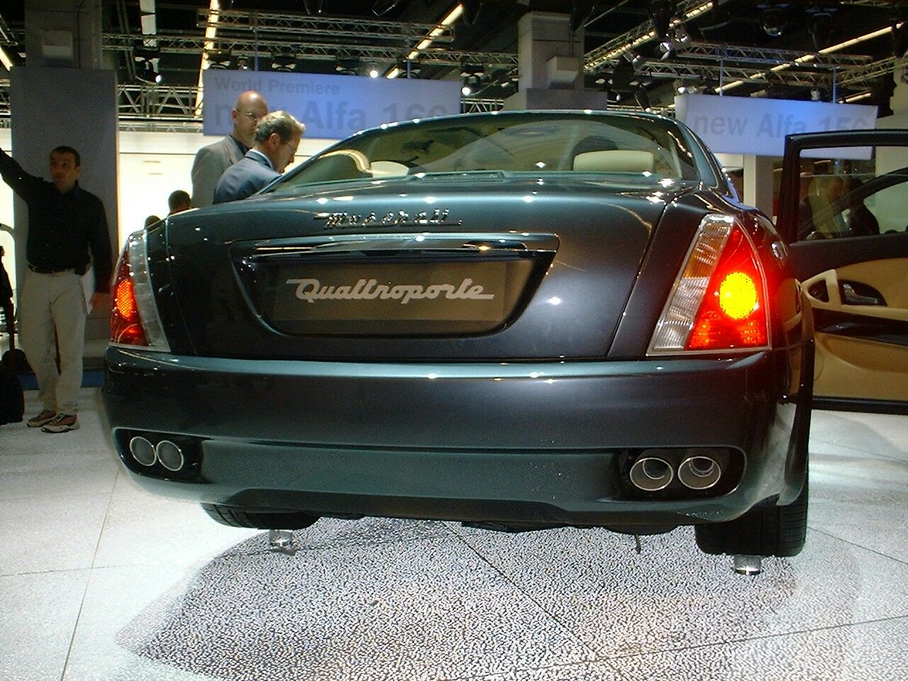 World Premiere of the Maserati Quattroporte at the 2003 Frankfurt Motor Show