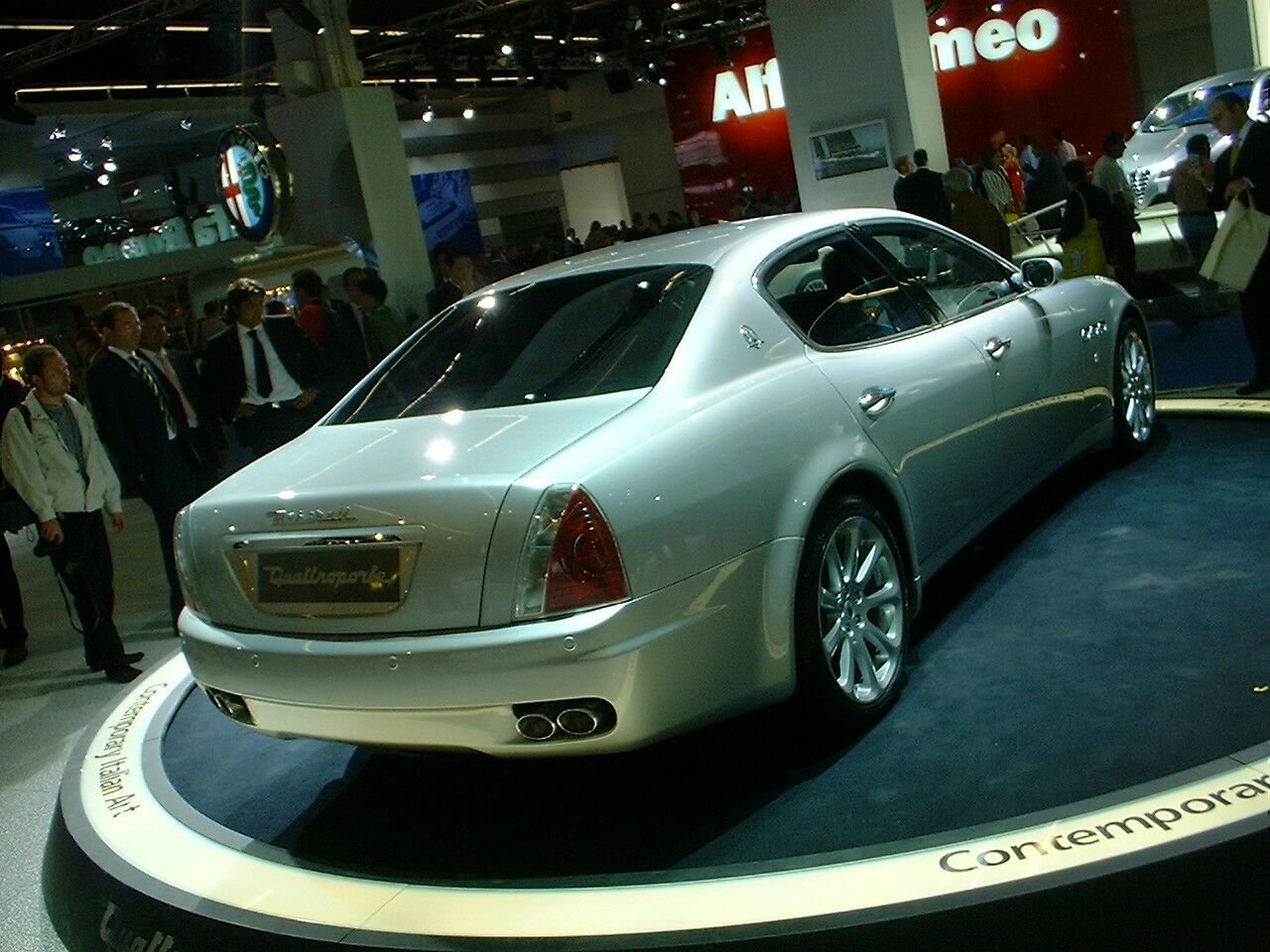 World Premiere of the Maserati Quattroporte at the 2003 Frankfurt Motor Show