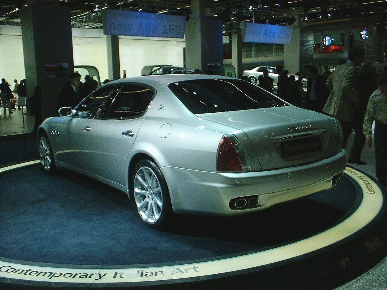 World Premiere of the Maserati Quattroporte at the 2003 Frankfurt Motor Show