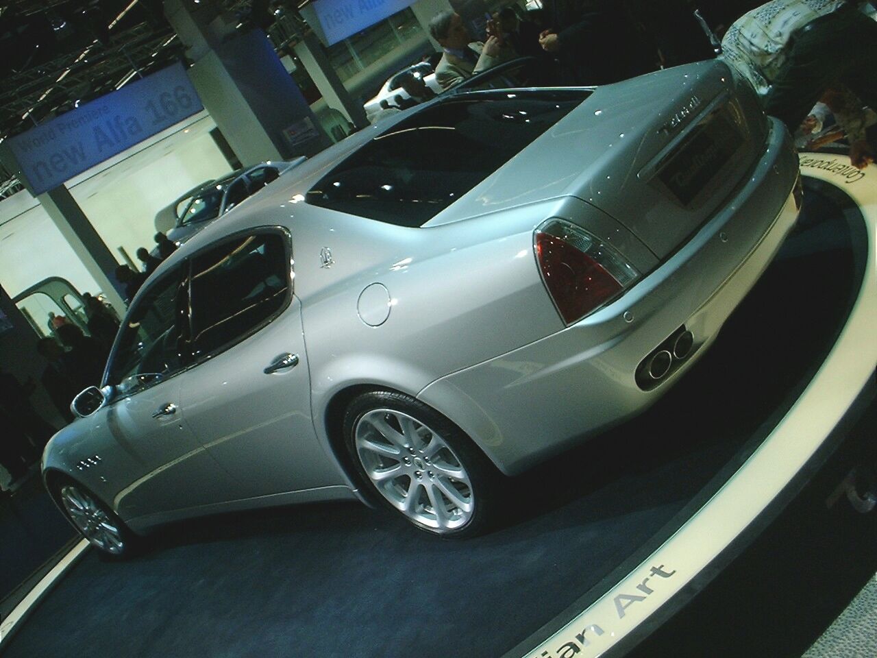 World Premiere of the Maserati Quattroporte at the 2003 Frankfurt Motor Show