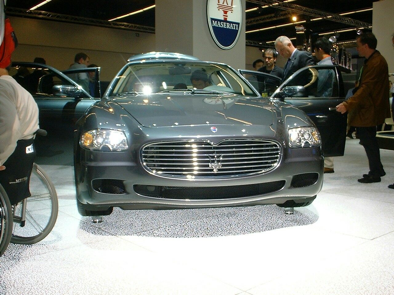 World Premiere of the Maserati Quattroporte at the 2003 Frankfurt Motor Show