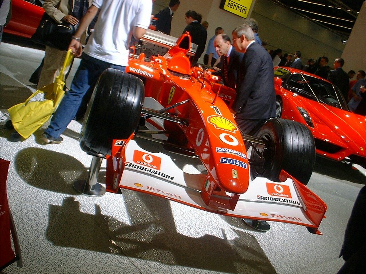 Michael Schumacher's F1 World Championship Ferrari at the 2003 Frankfurt Motor Show