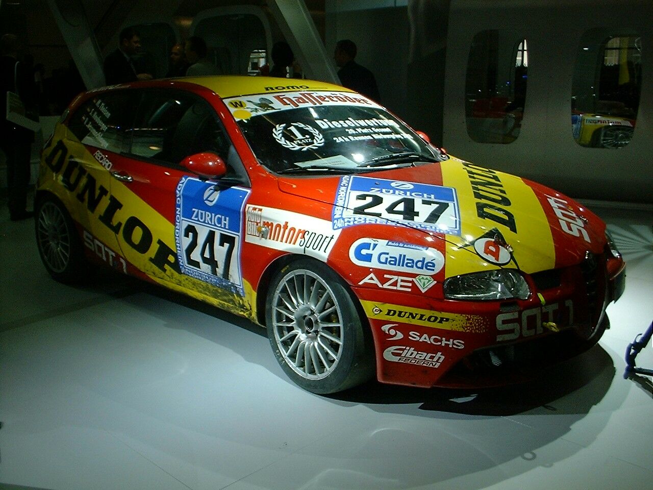 N-Technology developed prototype Alfa Romeo 147JTD race car at the 2003 Frankfurt Motor Show