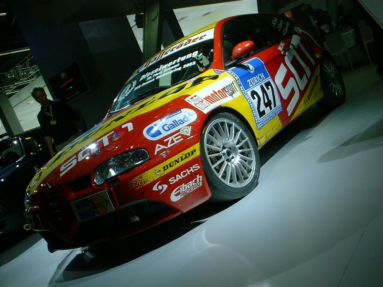 N-Technology developed prototype Alfa Romeo 147JTD race car at the 2003 Frankfurt Motor Show