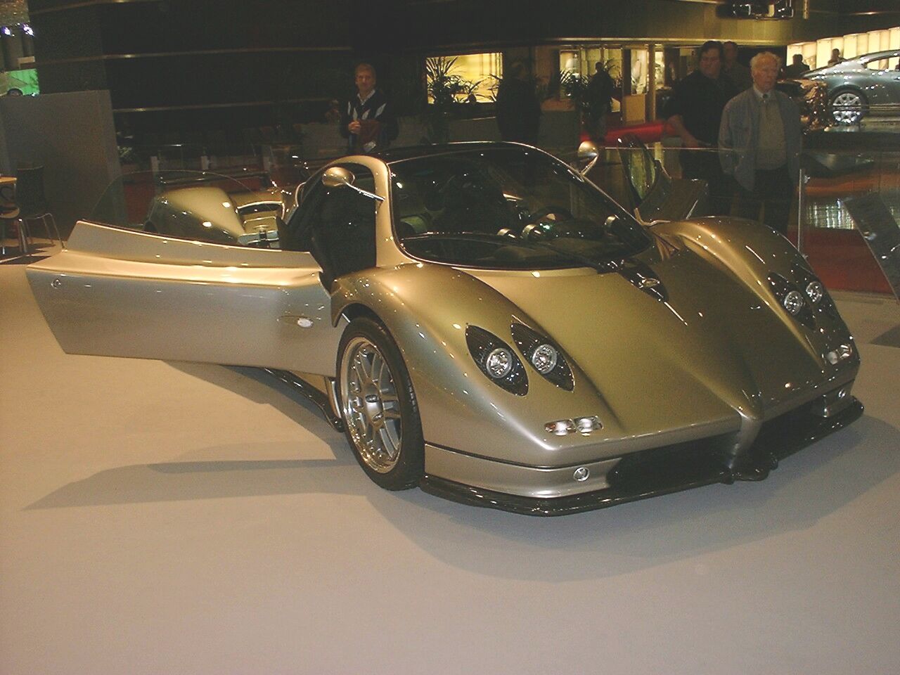 the Mercedes-Benz powered Pagani Zonda C12 S 7.3 at the Geneva Motor Show this week