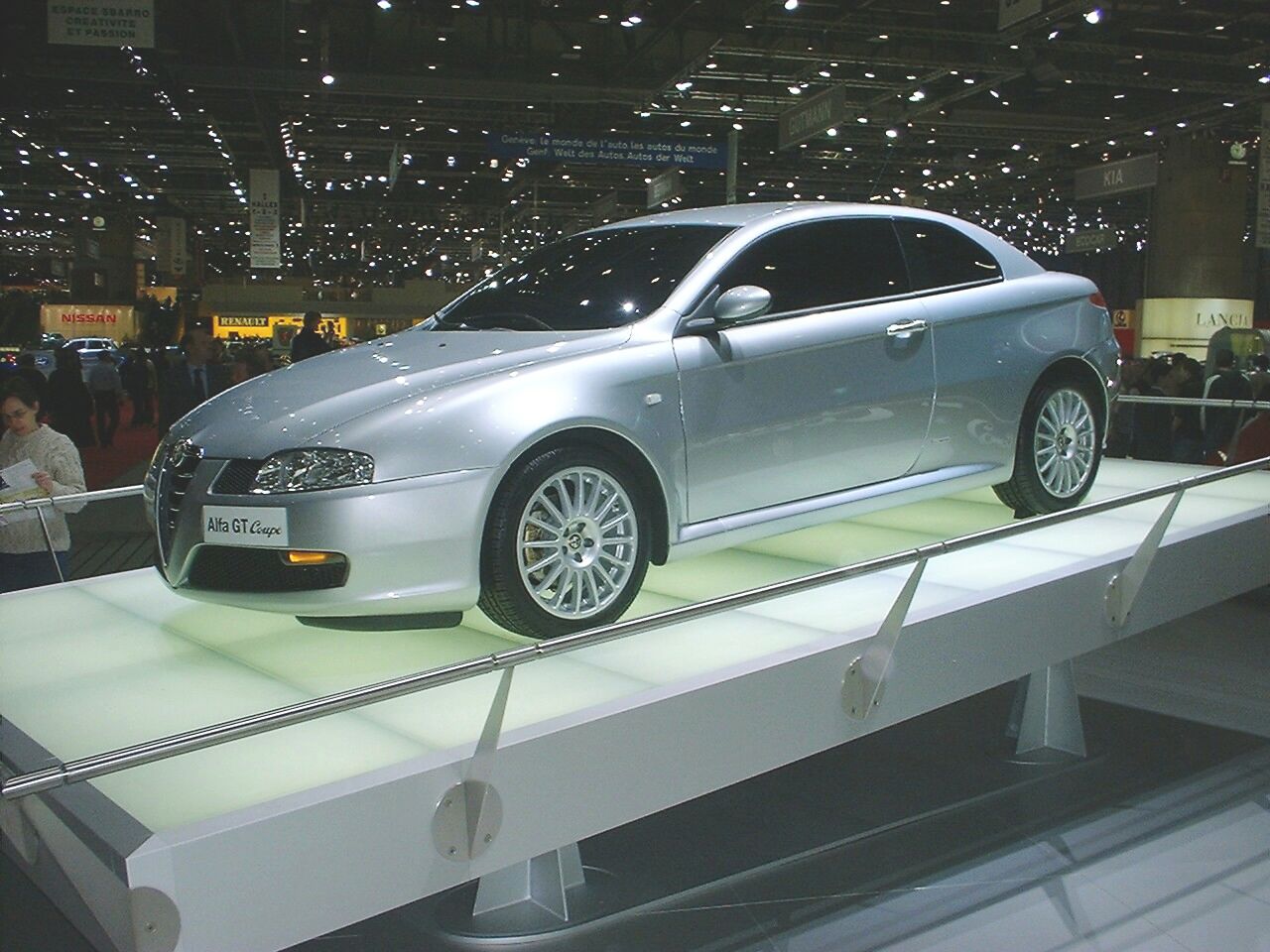 the new Alfa Romeo Coupe GT received its world premiere at the Geneva Motor Show this week