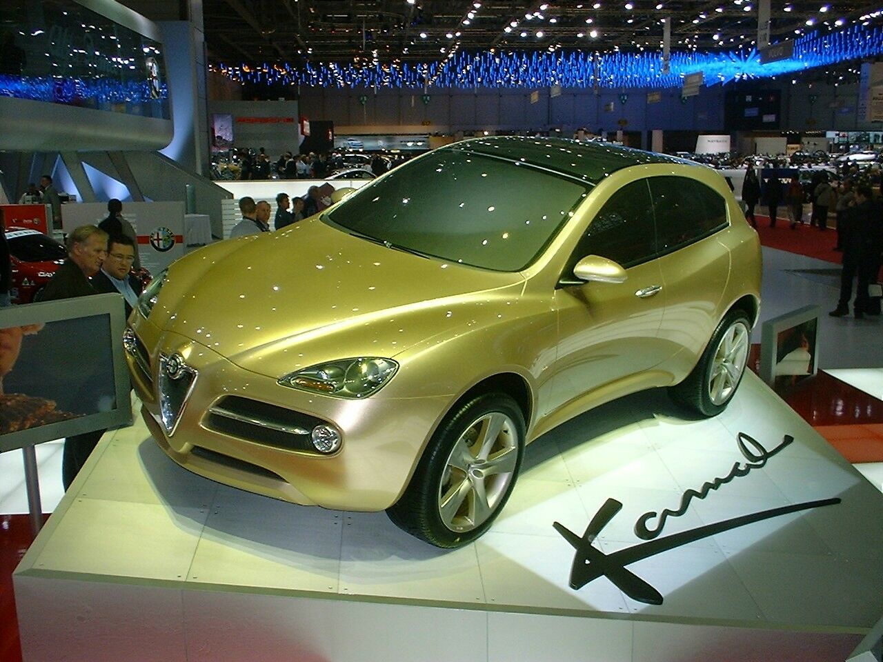 the new Alfa Romeo Kamal crossover concept at the Geneva Motor Show this week