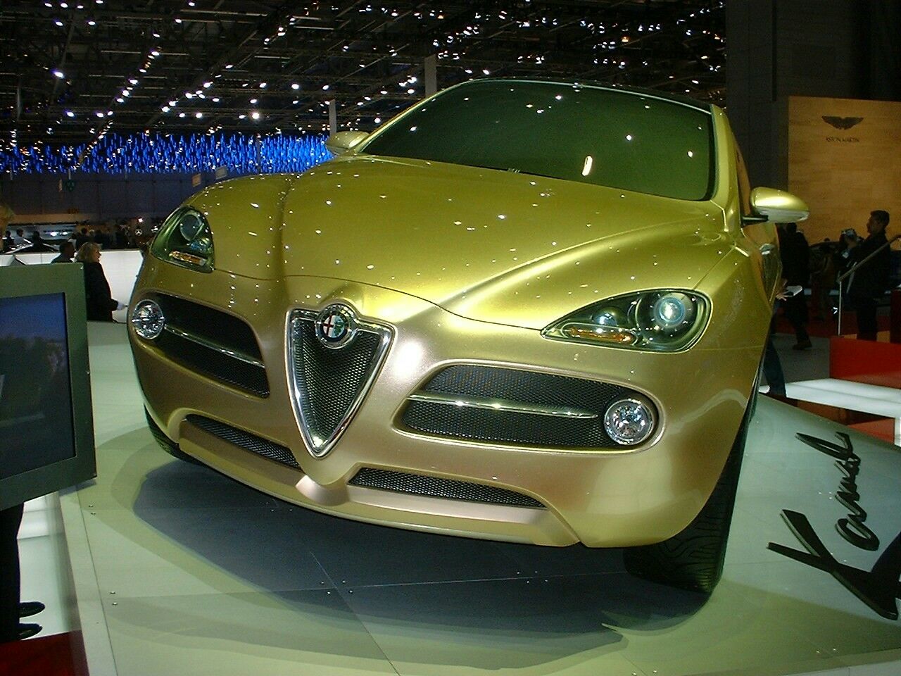 the new Alfa Romeo Kamal crossover concept at the Geneva Motor Show this week
