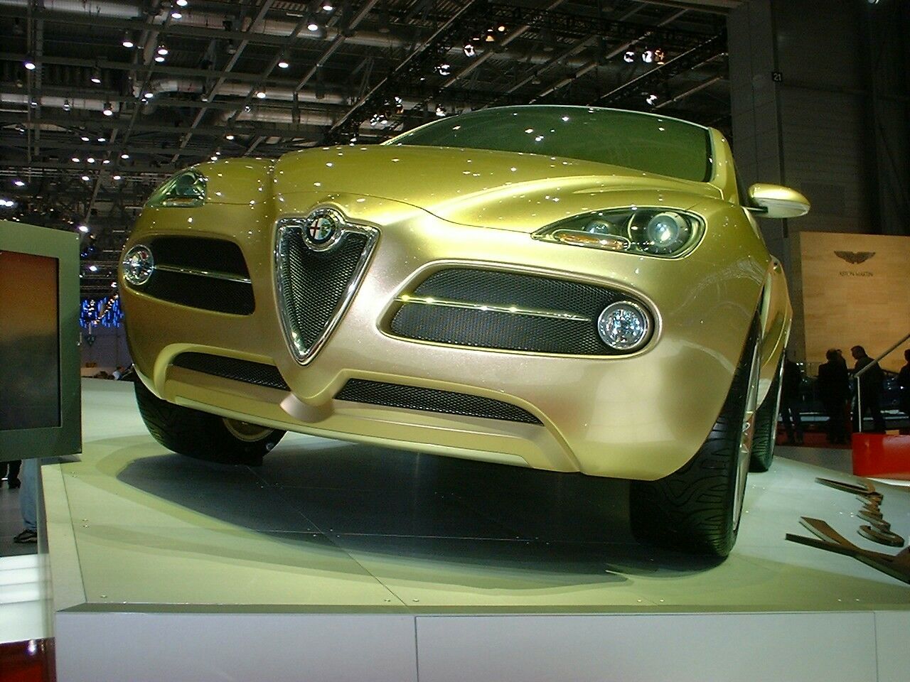 the new Alfa Romeo Kamal crossover concept at the Geneva Motor Show this week