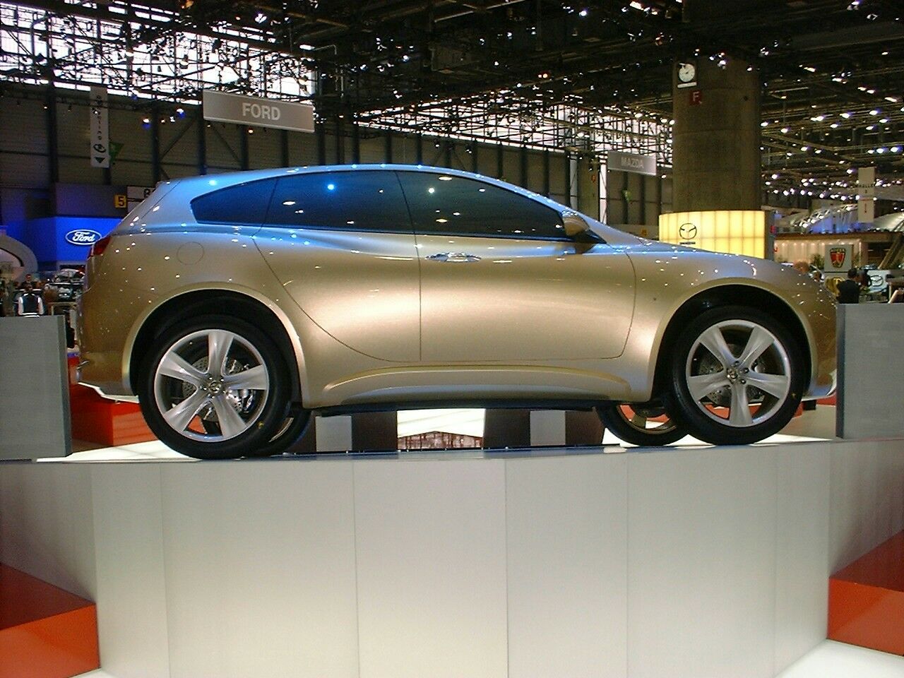 the new Alfa Romeo Kamal crossover concept at the Geneva Motor Show this week