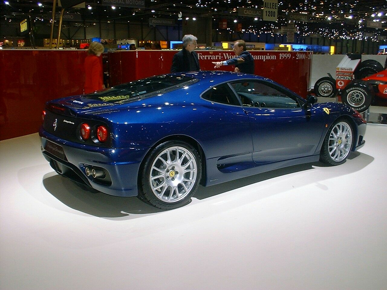 Ferrari Challenge Stradale in 'street' specification at the 2003 Geneva Motor Show