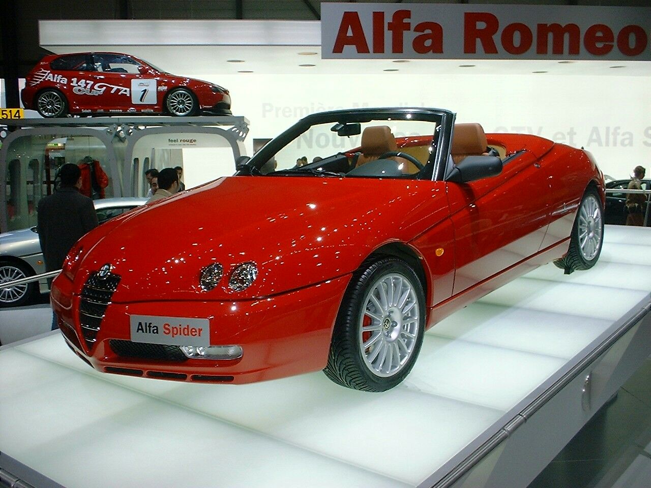 restyled Alfa Romeo Spider 3.2-litre 24v V6 in Geneva