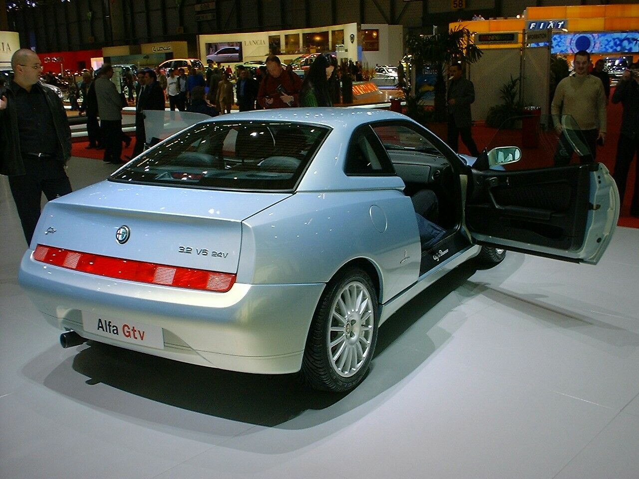 restyled Alfa Romeo GTV 24v 3.2-litre V6 in Geneva