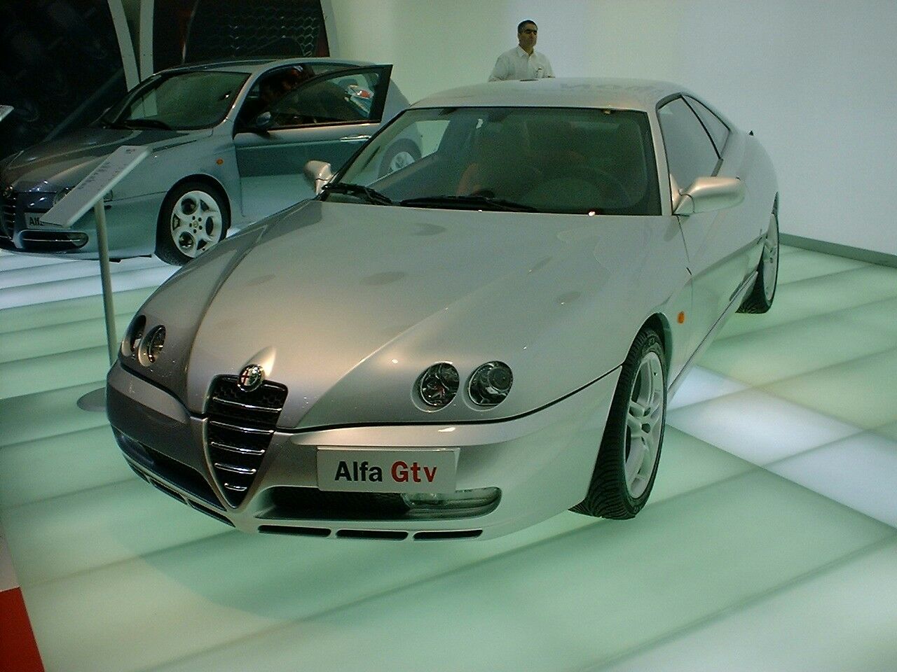 restyled Alfa Romeo GTV 24v 3.2-litre V6 in Geneva