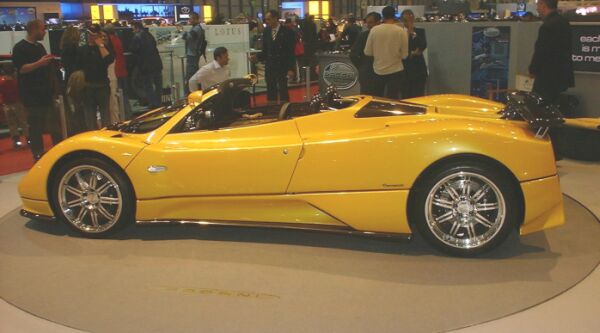 click here to view this image of the new Pagani Zonda Roadster at the Geneva Motor Show this week in high resolution