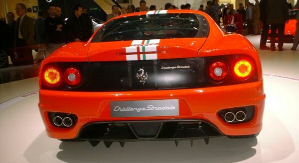 click to view this image of the Ferrari Challenge Stradale at the Geneva Motor Show in high resolution
