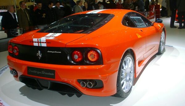 click to view this image of the Ferrari Challenge Stradale at the Geneva Motor Show in high resolution