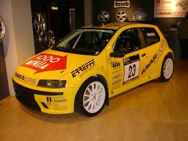 Fiat Punto Abarth Rally at the 2003 Geneva Motor Show