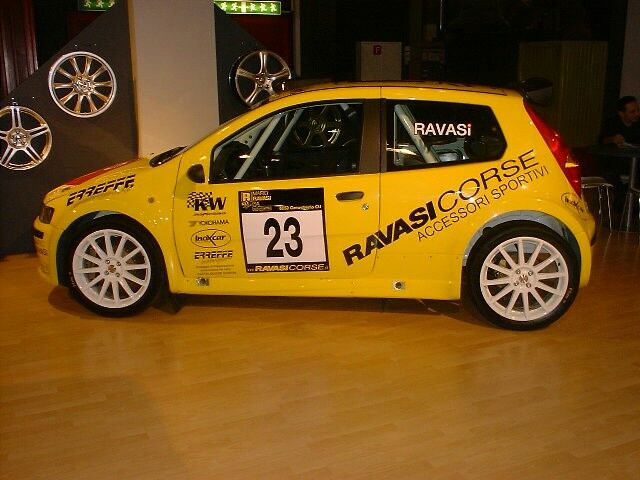 Fiat Punto Abarth Rally at the 2003 Geneva Motor Show