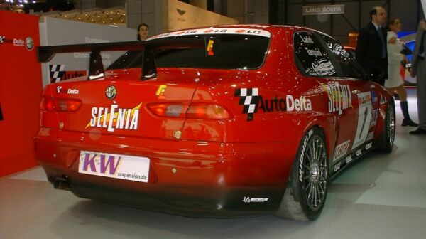 Click here to see this image of the Alfa Romeo 156 GTA SuperTouring 2000 at the Geneva Motor Show in high resolution