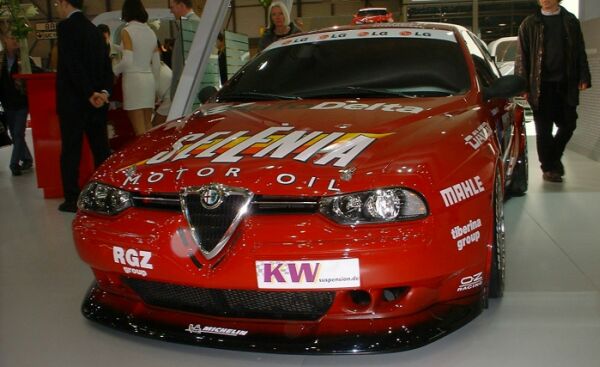 Click here to see this image of the Alfa Romeo 156 GTA SuperTouring 2000 at the Geneva Motor Show in high resolution