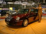 click to view this image of the Lancia Thesis at the 2003 Geneva Motor Show in high resolution