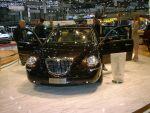 click to view this image of the Lancia Thesis Emblema 24v 3.0 V6 at the 2003 Geneva Motor Show in high resolution