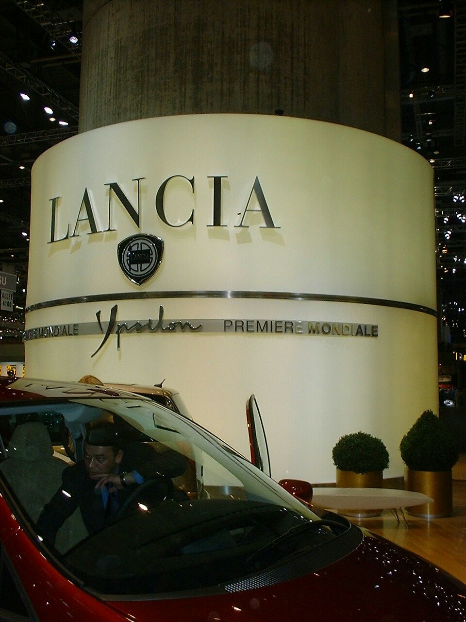 Lancia stand at the 2003 Geneva Motor Show