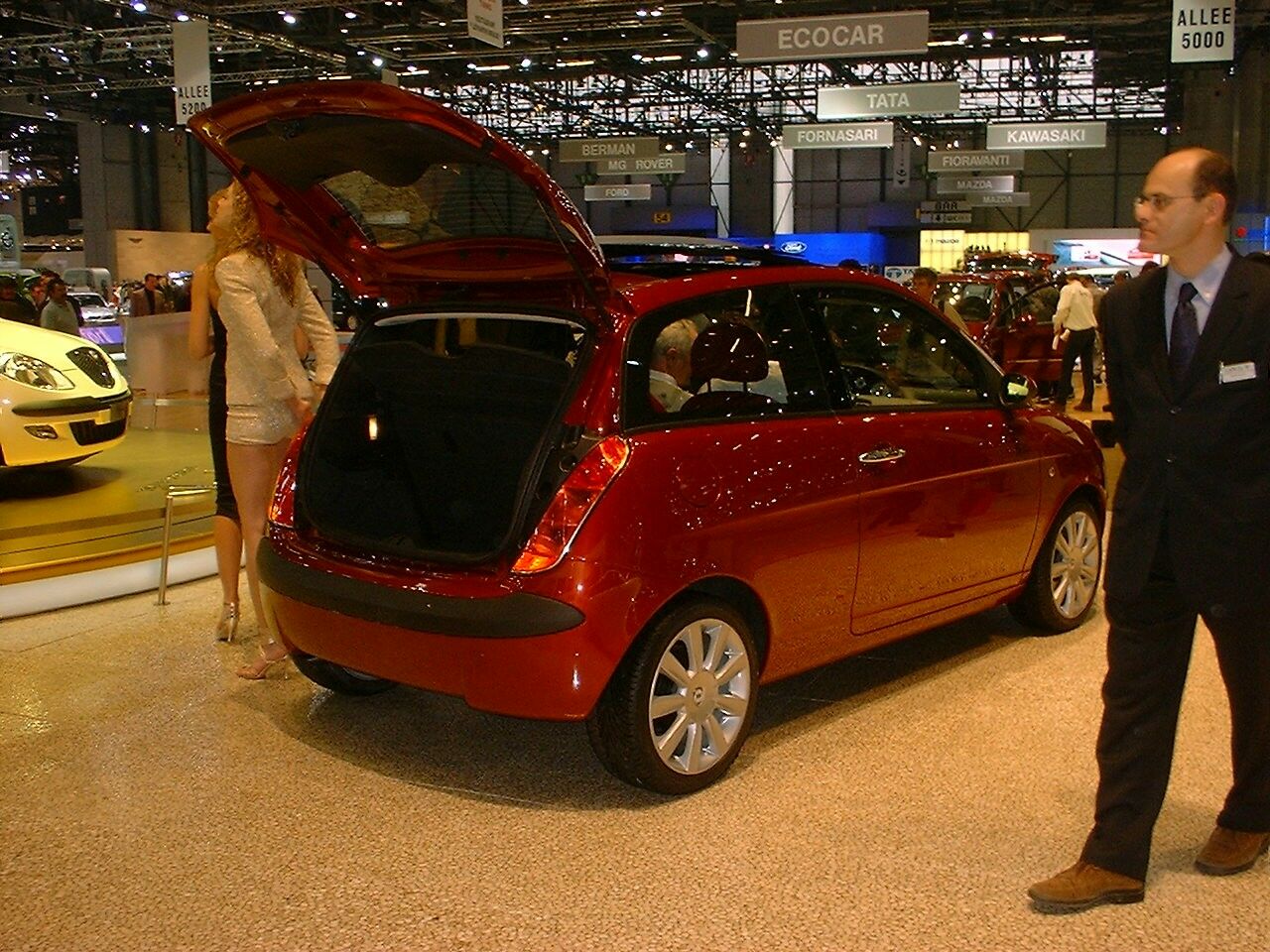 new Lancia Ysilon at the 2003 Geneva Motor Show