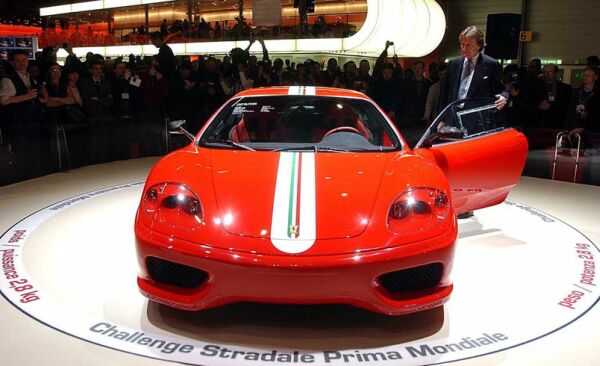 Ferrari President Luca di Montezemolo introduces the Challenge Stradale