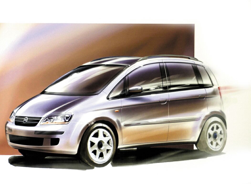 Fiat Idea design drawing