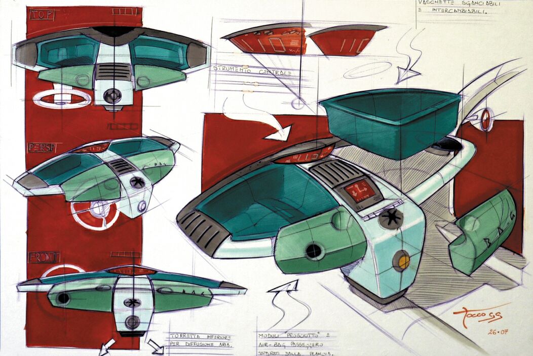 Fiat Idea design drawing