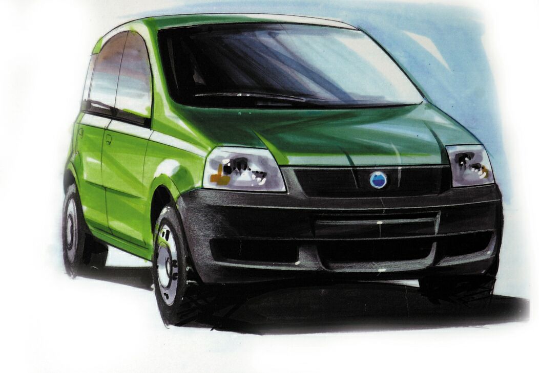 Fiat Gingo design drawing