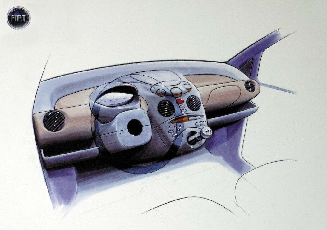 Fiat Gingo design drawing