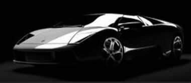 official Lamborghini image of the Murcielago Roadster