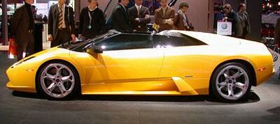 Lamborghini Murcielago Concept Roadster at the 2003 Detroit Motor Show