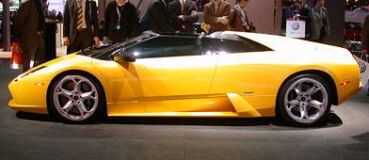 click here for 14 images of the Lamborghini Murcielago Concept Roadster at the 2003 Detroit Motor Show