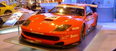 click here for images of the Prodrive Ferrari 550 GTS Maranello at the Autosport International Motor Sports show at the Birmingham NEC