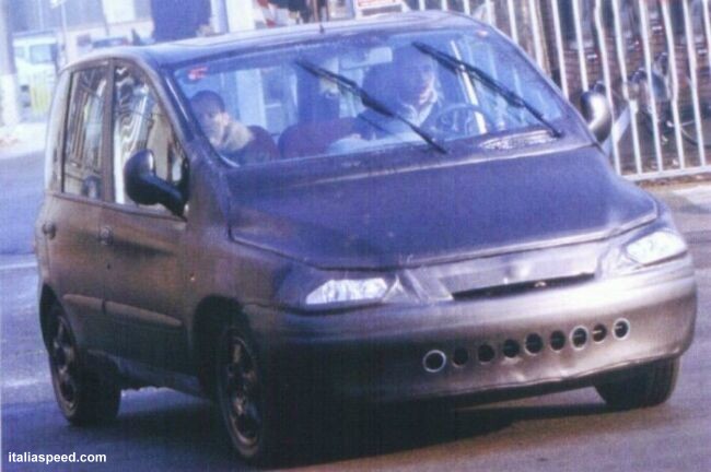 disguised next generation Fiat Multipla testing