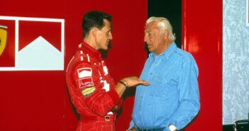 Michael Schumacher with Gianni Agnelli, click here to read Schumchaer's reaction to Agnelli's death