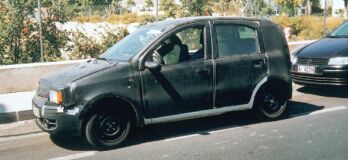 click here to enlarge this image of the Fiat 'New Small' prototype testing