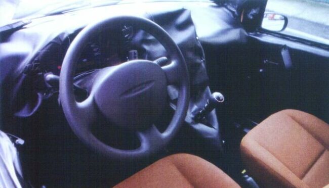 disguised interior offers look at Multipla-style raised gearshift