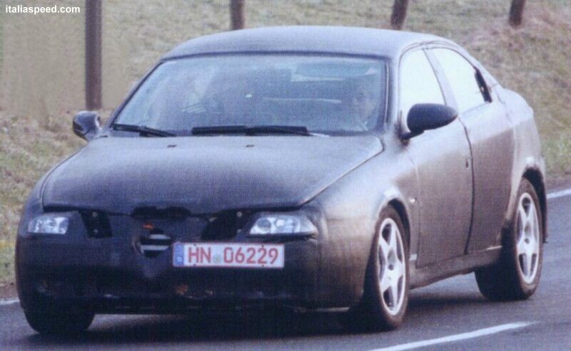 the Alfa 156 replacement spotted out testing