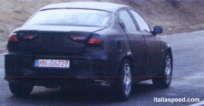 the Alfa 156 replacement spotted out testing