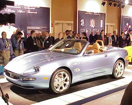 the Maserati Spyder 'Vintage' has received its world premiere at the 2003 New York International Motor Show